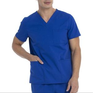 Scrubstar
Unisex Solid V-neck Scrub Top “Blue”